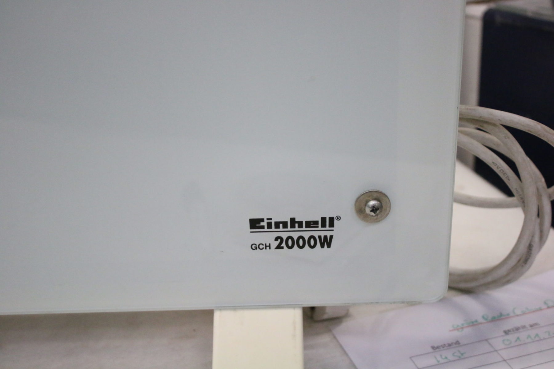 Einhell GCH 2000 W Heizgerät Konvektor Heizer elektrisch Heizkörper -  Industrie-Restposten-Kurz