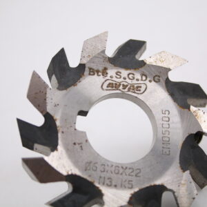 Scheibenfräser BTE.S.G.D.G. 63 x 8 x 22 N3. K5 Fräser Sägeblatt / Lager 13 – Bild 4