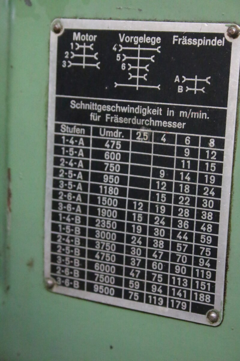 Deckel GK 21 Kopierfräse Graviermaschine Photographe Gravur – Bild 9