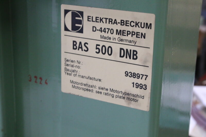 Elektra Beckum BAS 500 DNB Bandsäge Holzbandsäge Säge – Bild 9