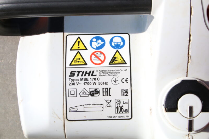 Stihl MSE 170 C Kettensäge Elektrokettensäge Säge Motorsäge Nr.2 – Bild 4