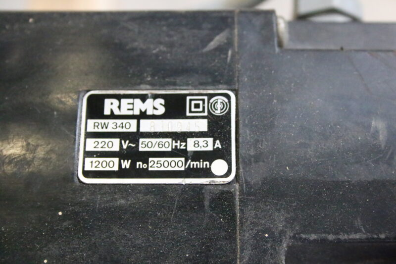 Rems Tornado 2000 Gewindeschneidmaschine Gewindeschneider – Bild 10