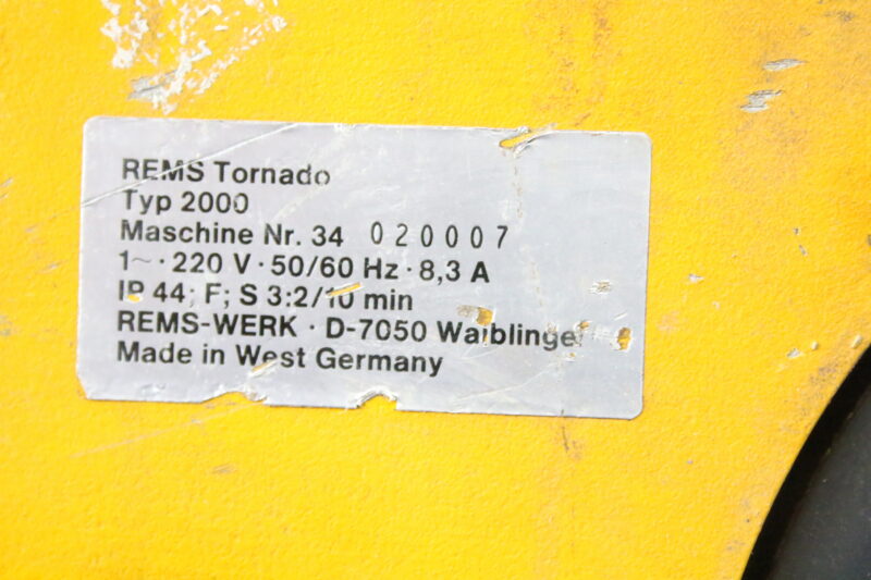 Rems Tornado 2000 Gewindeschneidmaschine Gewindeschneider – Bild 9