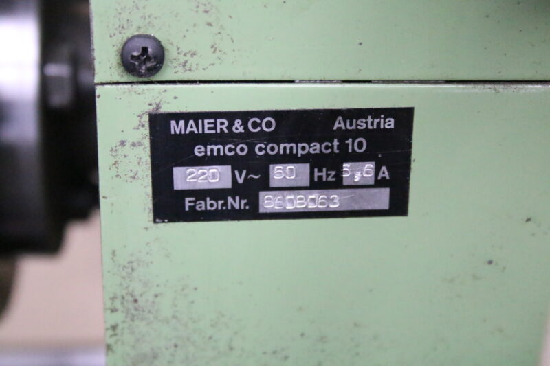 Drehbank Emco Compact 10 Drehmaschine Metalldrehmaschine Tischdrehbank – Bild 11