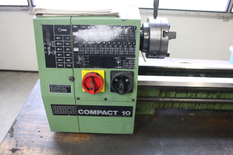 Drehbank Emco Compact 10 Drehmaschine Metalldrehmaschine Tischdrehbank – Bild 2