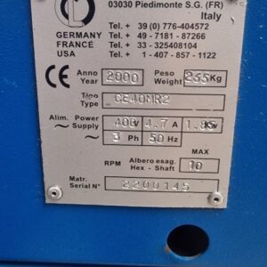 Ercolina CE 40 MR Rohrbiegemaschine Rundbiegemaschine Biegemaschine – Bild 9