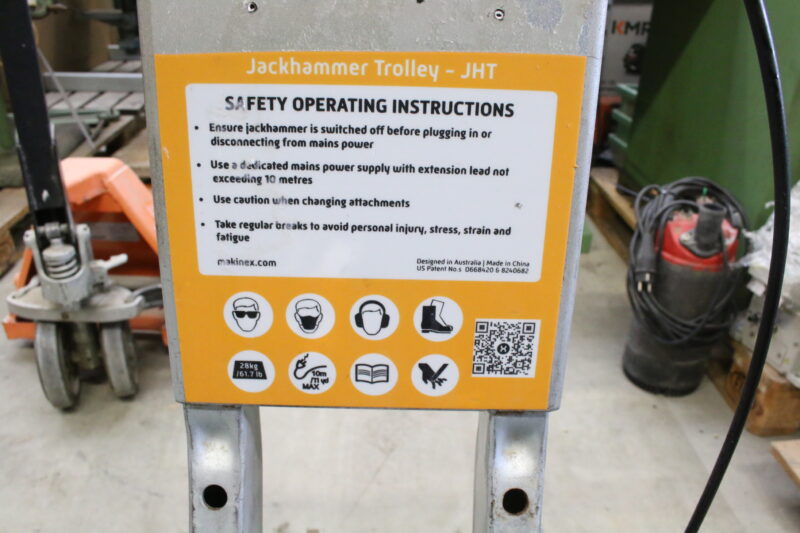 Makinex JHT Hammer Jackhammer Trolley Presslufthammerwagen – Bild 4