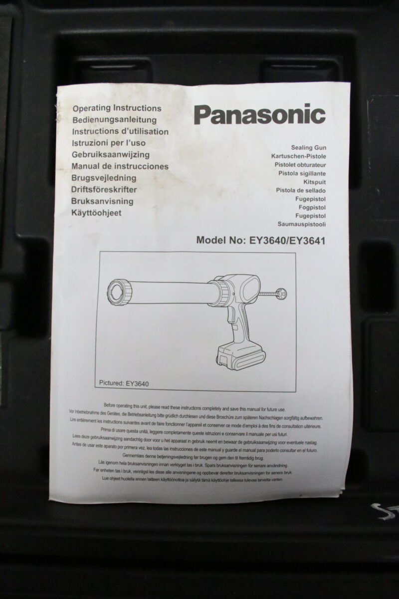 Akku Kartuschen-Pistole Panasonic EY 3641 Applicator Dosierpistole 600 ml Nr. 2 – Bild 9