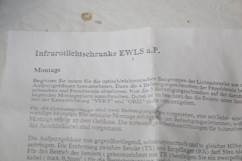 Berner C800 Schiebetorantrieb Torantrieb inkl. Infrarotlichtschranke, Handsender – Bild 8