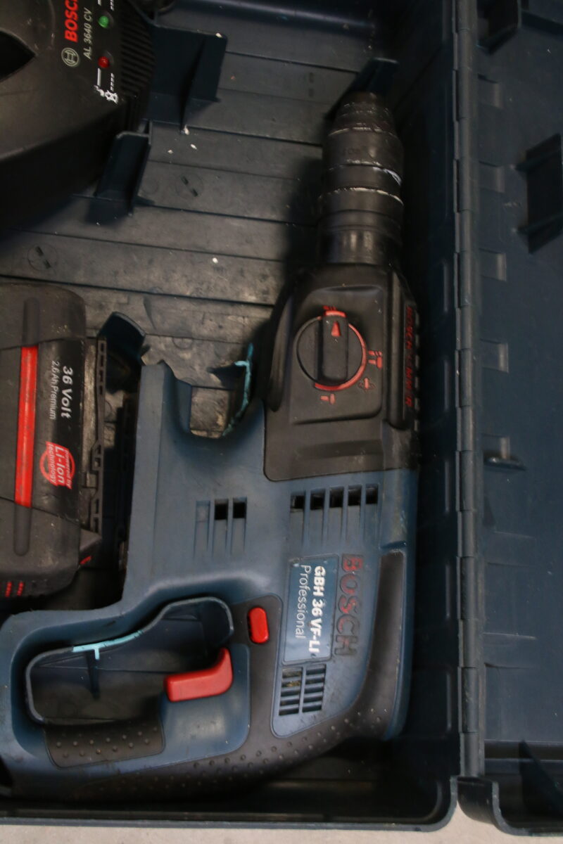 Bosch GBH 36 VF-LI Professional Akku Bohrhammer Abbruchhammer Schlaghammer – Bild 3