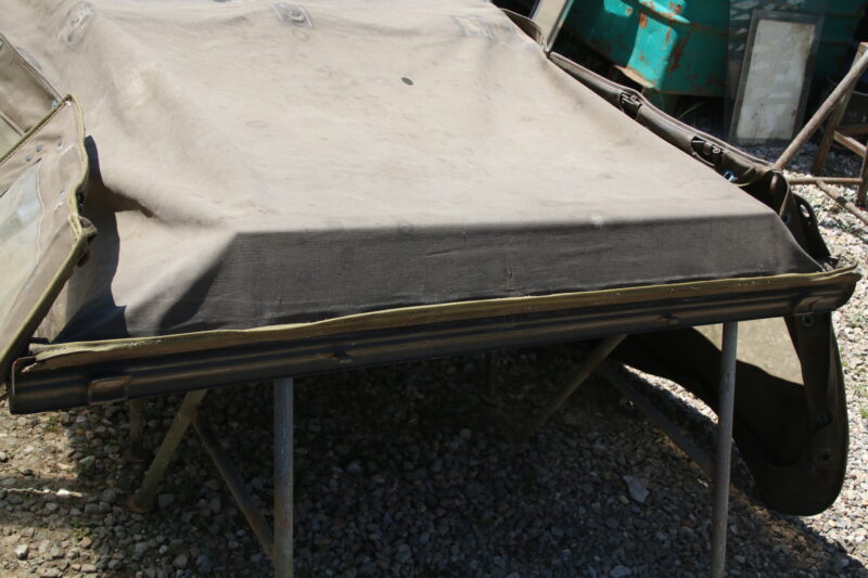 DKW Munga Bundeswehr Militär ORIGINAL Verdeck Canvas Olivgrün – Bild 6