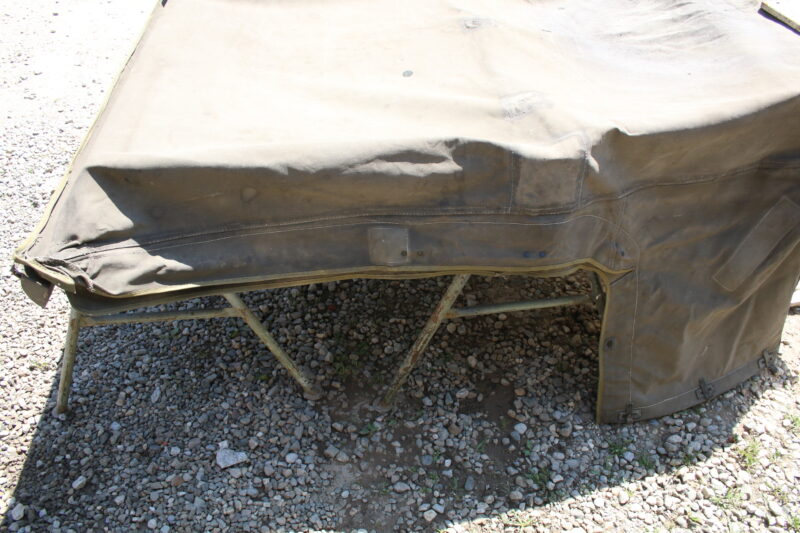 DKW Munga Bundeswehr Militär ORIGINAL Verdeck Canvas Olivgrün – Bild 3