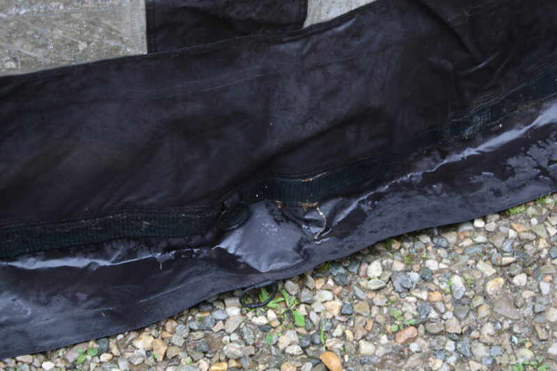 Flextents Zelt Faltgarage FleX Carcover 2,5x4,25m Schwarz Partyzelt – Bild 6