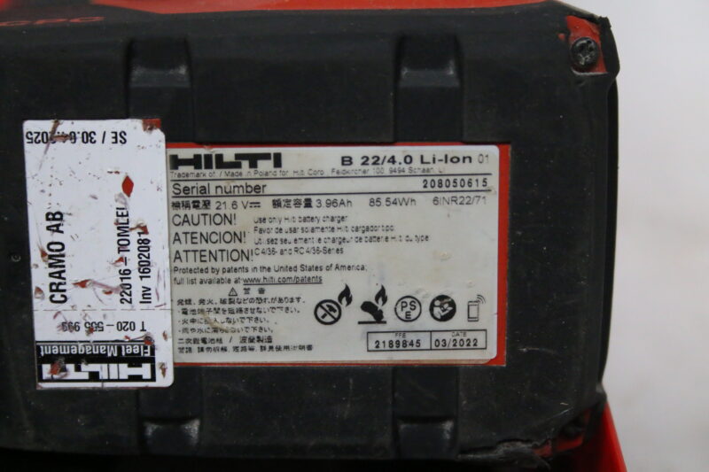 Hilti SD 5000-A22 Akku-Trockenbauschrauber Magazinschrauber Akkuschrauber – Bild 5