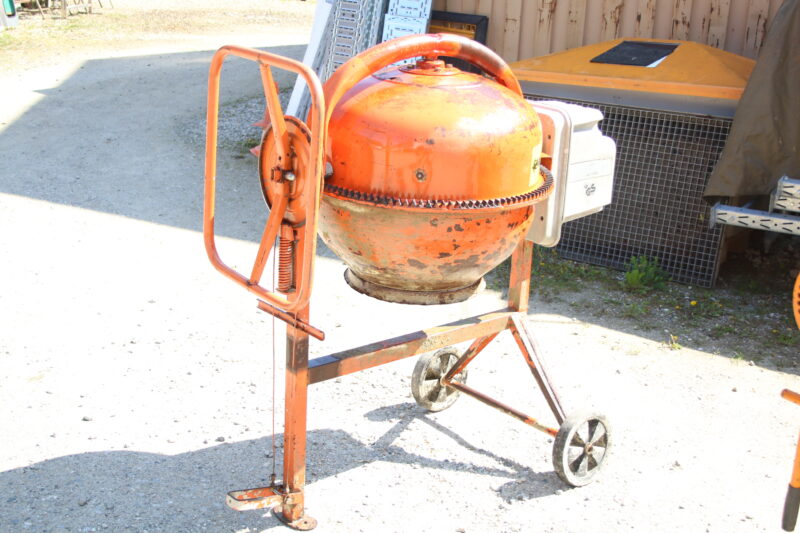 Lescha SM 145 S Betonmischer mit Motor 145l Mörtelmischer Zementmischer – Bild 2
