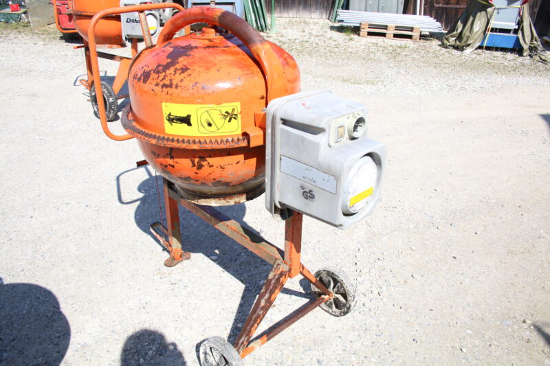 Lescha SM 145 S Betonmischer mit Motor 145l Mörtelmischer Zementmischer – Bild 3