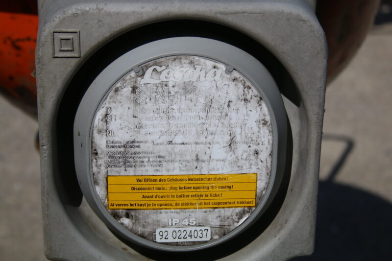 Lescha SM 145 S Betonmischer mit Motor 145l Mörtelmischer Zementmischer – Bild 8