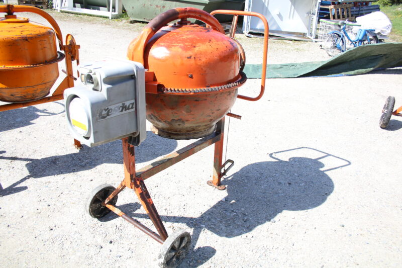 Lescha SM 145 S Betonmischer mit Motor 145l Mörtelmischer Zementmischer
