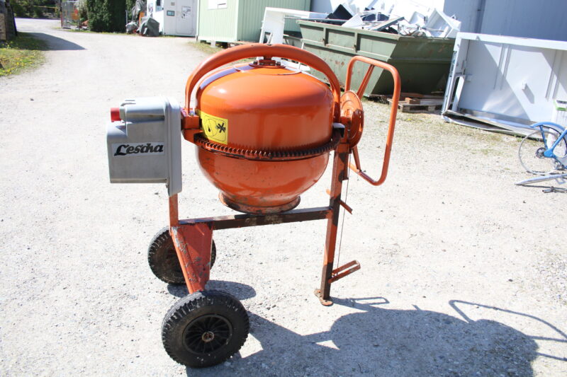 Lescha SM 165 S Betonmischer mit Motor 165l Mörtelmischer Zementmischer – Bild 2