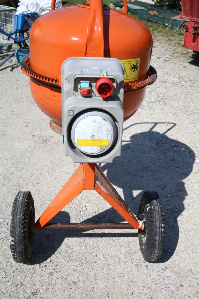 Lescha SM 165 S Betonmischer mit Motor 165l Mörtelmischer Zementmischer – Bild 4