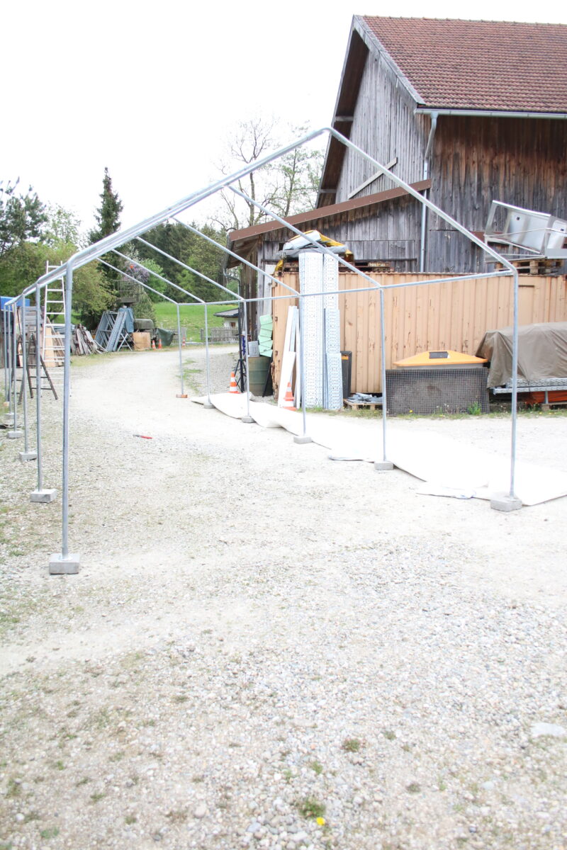 Partyzelt Pavillon Gartenzelt Unterstand Bierzelt Zelt 2 St. inkl Plane