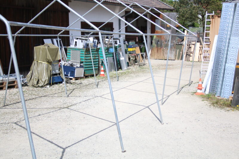 Partyzelt Pavillon Gartenzelt Unterstand Bierzelt Zelt 2 St. inkl Plane – Bild 11