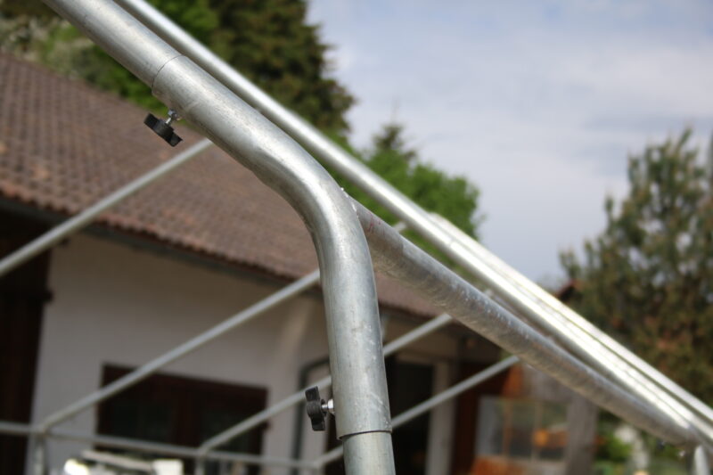 Partyzelt Pavillon Gartenzelt Unterstand Bierzelt Zelt 2 St. inkl Plane – Bild 12