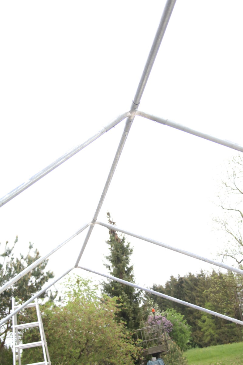 Partyzelt Pavillon Gartenzelt Unterstand Bierzelt Zelt 2 St. inkl Plane – Bild 5