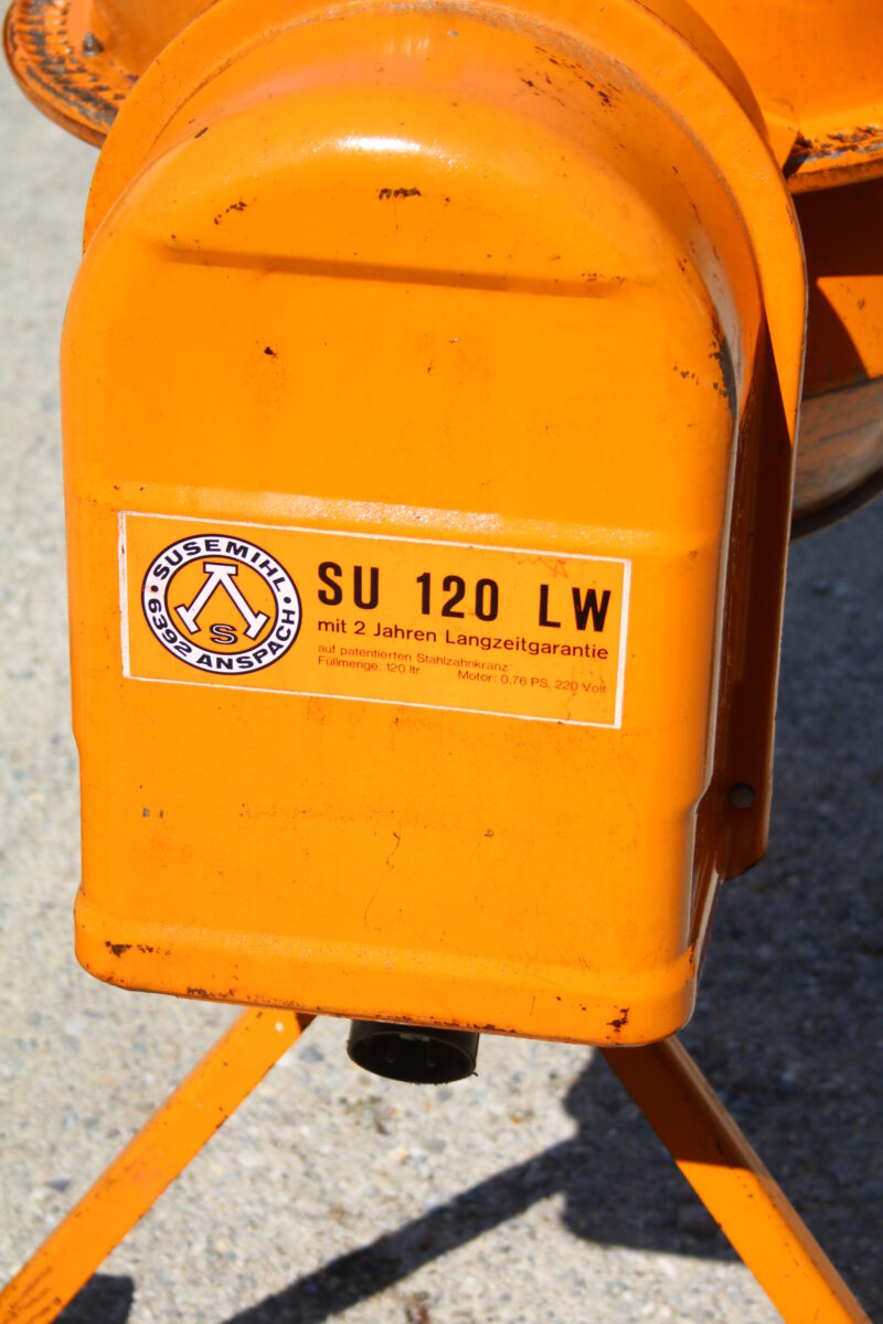 Susemihl SU 120 LW Betonmischer mit Motor 120l Mischer – Bild 6