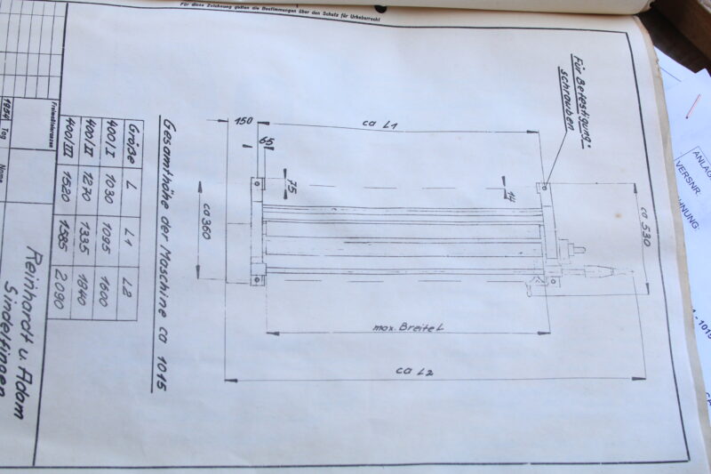 RAS 400/I Rundwalzenmaschine Blechrundbiegemaschine 3 Walzen Abkantbank 400.1 – Bild 10