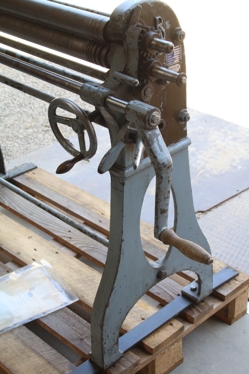 RAS 400/I Rundwalzenmaschine Blechrundbiegemaschine 3 Walzen Abkantbank 400.1 – Bild 2