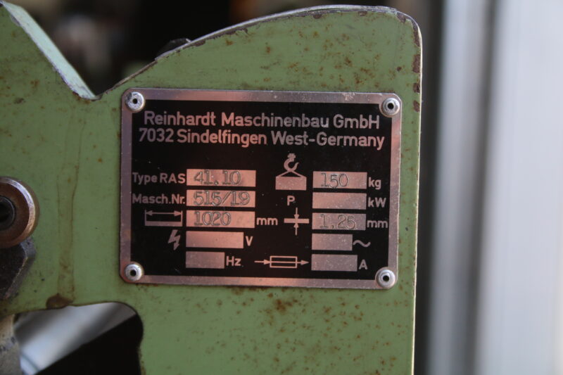 RAS 41.10 Rundwalzenmaschine Blechrundbiegemaschine 3 Walzen Biegemaschine – Bild 7