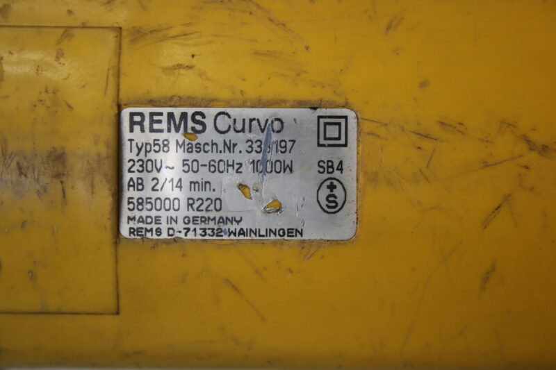 Rems Curvo Typ 58 elektrische Rohrbiegemaschine Rohrbieger inkl Zubehör – Bild 11