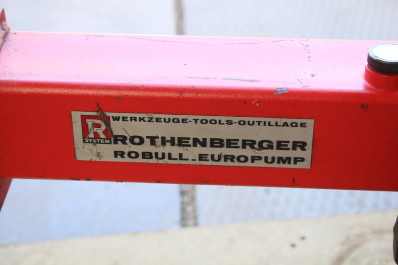 Rothenberger ROBULL Typ E, 3/8-2" Rohrbiegemaschine offener Biegerahmen, Zubehör – Bild 4