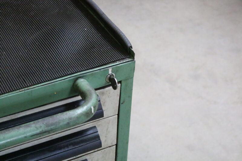 Werktatt Schubladenschrank Rollcontainer Werkzeugschrank fahrbar, 4 Schubläden – Bild 4