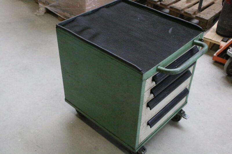 Werktatt Schubladenschrank Rollcontainer Werkzeugschrank fahrbar, 4 Schubläden – Bild 2