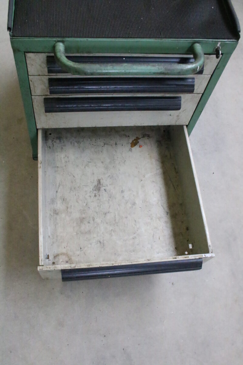 Werktatt Schubladenschrank Rollcontainer Werkzeugschrank fahrbar, 4 Schubläden – Bild 8