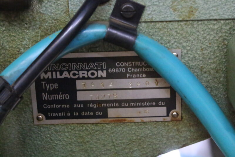 Cincinnati Milacron TA 14 Bohr - Gewindeschneidmaschine Bohrmaschine – Bild 3