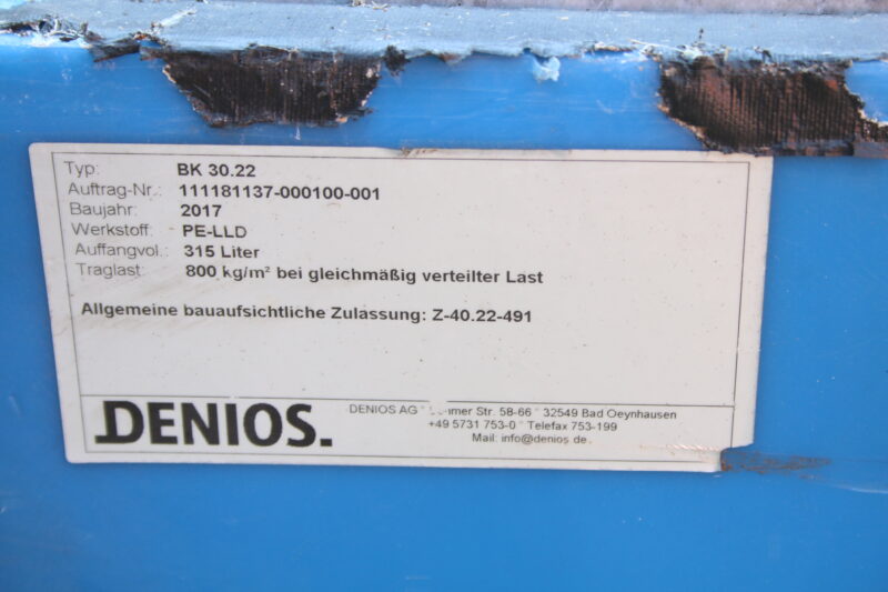 Denios Bodenelement classic-line PE verzinktem Gitterrost 2200x3000 Auffahrrampe – Bild 6