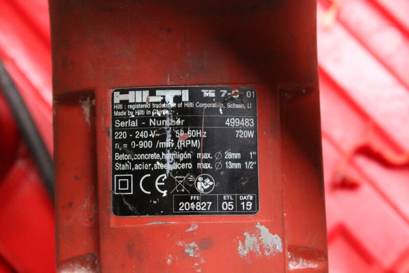 HILTI TE 7-C Bohrhammer Kombihammer im Koffer – Bild 6