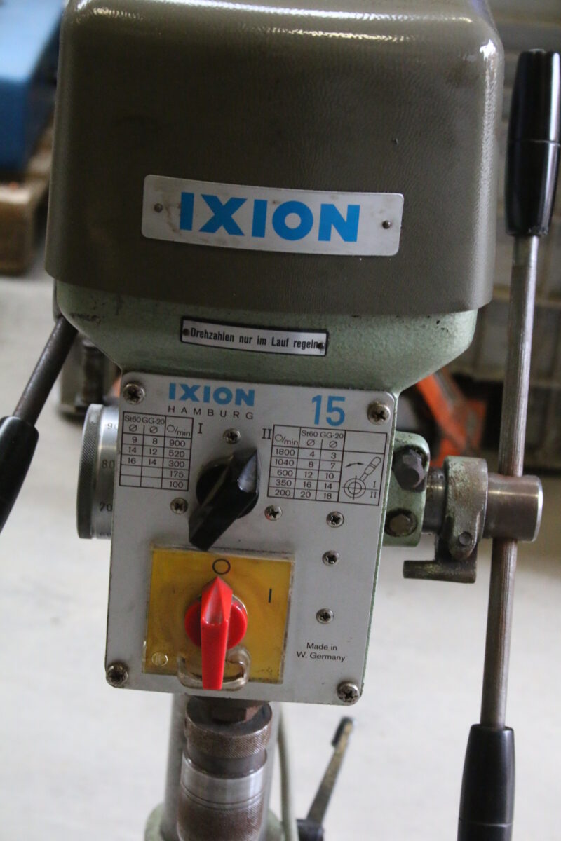 Ixion BTB 15 STP Tischbohrmaschine Standbohrmaschine Bohrmaschine – Bild 3