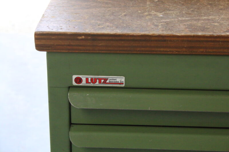 KLW Lutz fahrbarer Werkzeugschrank mit Werkbank Schubladenschrank 1060mm – Bild 3