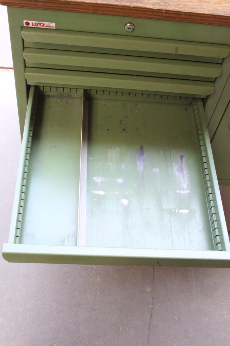 KLW Lutz fahrbarer Werkzeugschrank mit Werkbank Schubladenschrank 1060mm – Bild 9