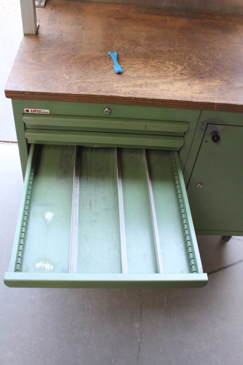 KLW Lutz fahrbarer Werkzeugschrank mit Werkbank Schubladenschrank 1060mm – Bild 8