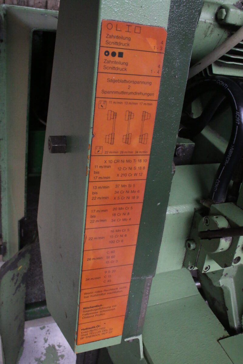 Kasto WBS 210/230 Bügelsäge Metallsäge Hubsäge Säge WBS210 – Bild 5