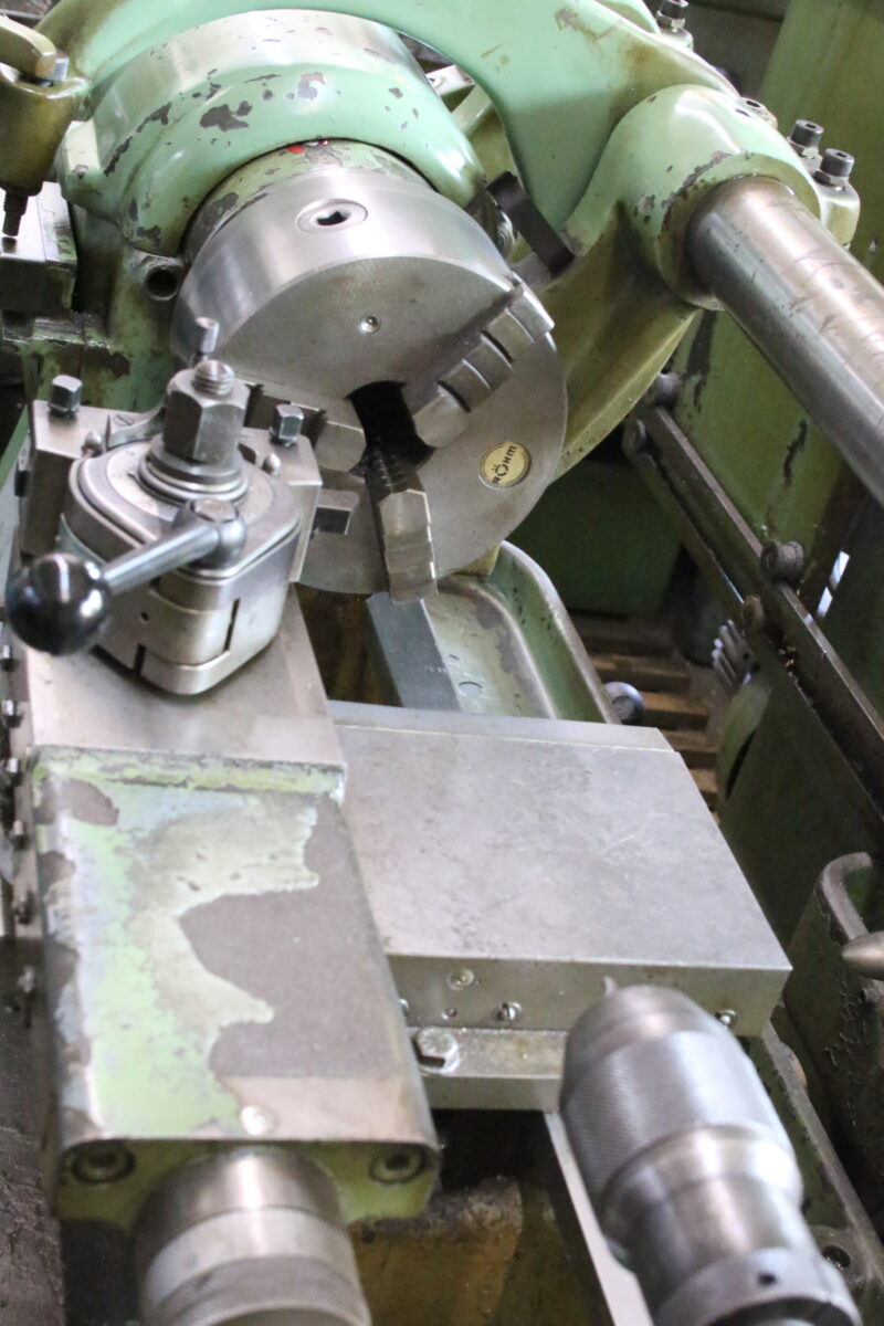 Weiller Hommel Drehbank Drehmaschine Werkzeugmaschine inkl Röhm Backenfutter – Bild 4