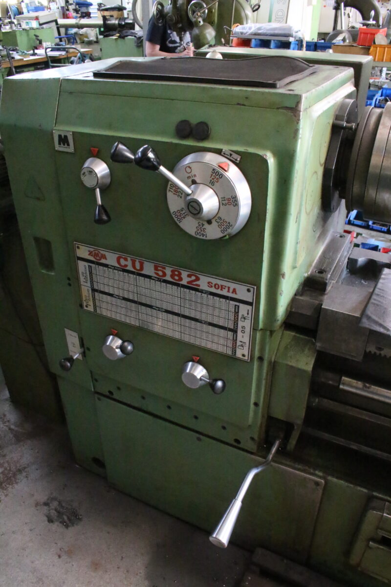 ZMM CU 582 Sofia Drehbank Drehmaschine Manuell – Bild 3