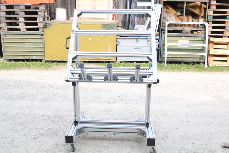 Zeichentisch Tisch Ablage Aluprofile Fahrbar
