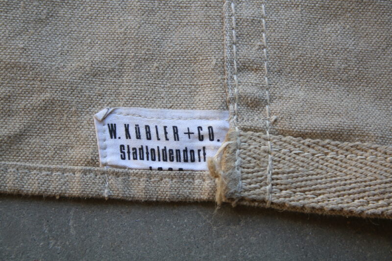 Flexible Rettungstrage Bundeswehr ex BUND Stofftrage Leinentrage W. Kübler – Bild 5