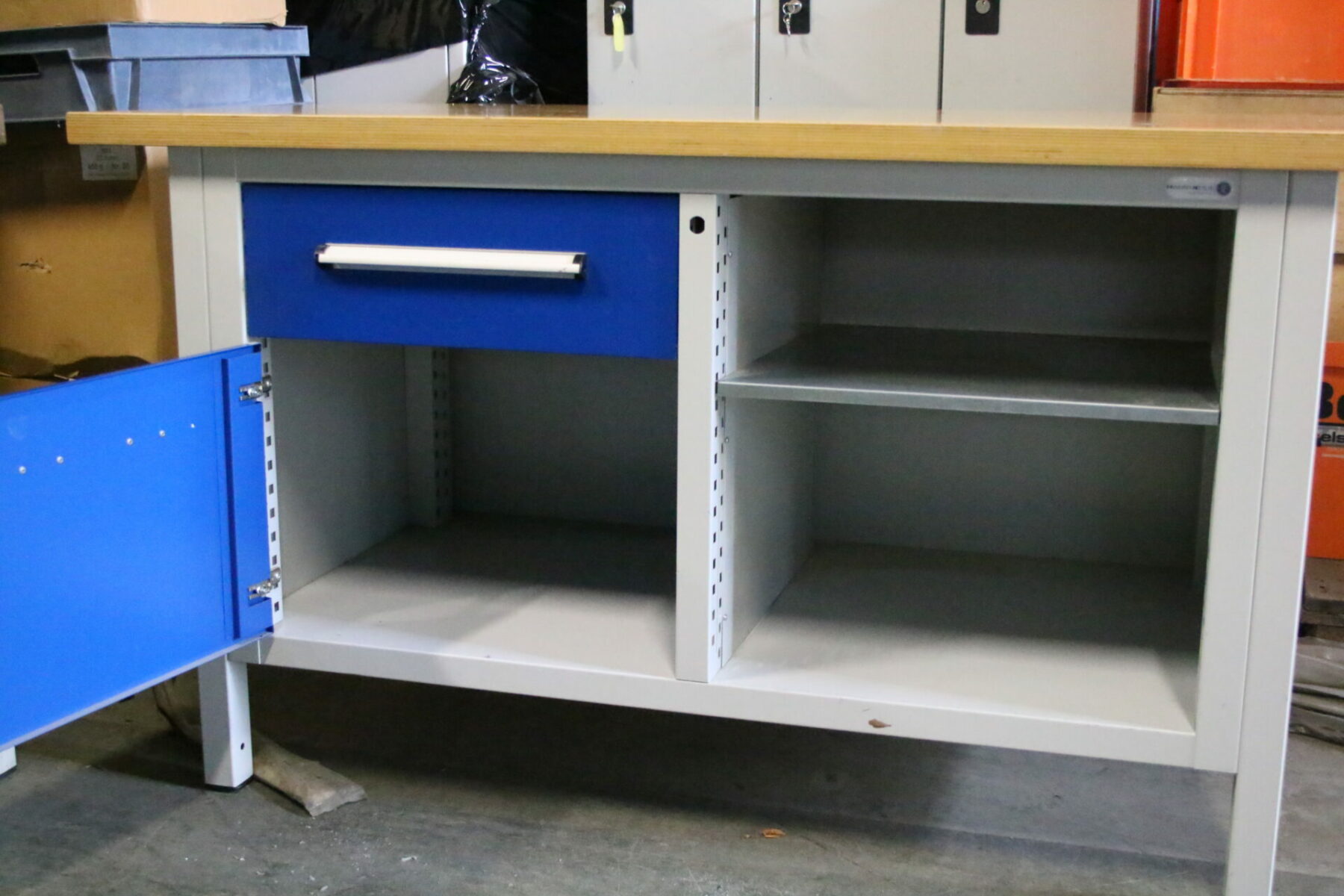 Hahn und Kolb Werktisch Werkbank Massiv-Platte 40mm Höhe 840 mm – Bild 2